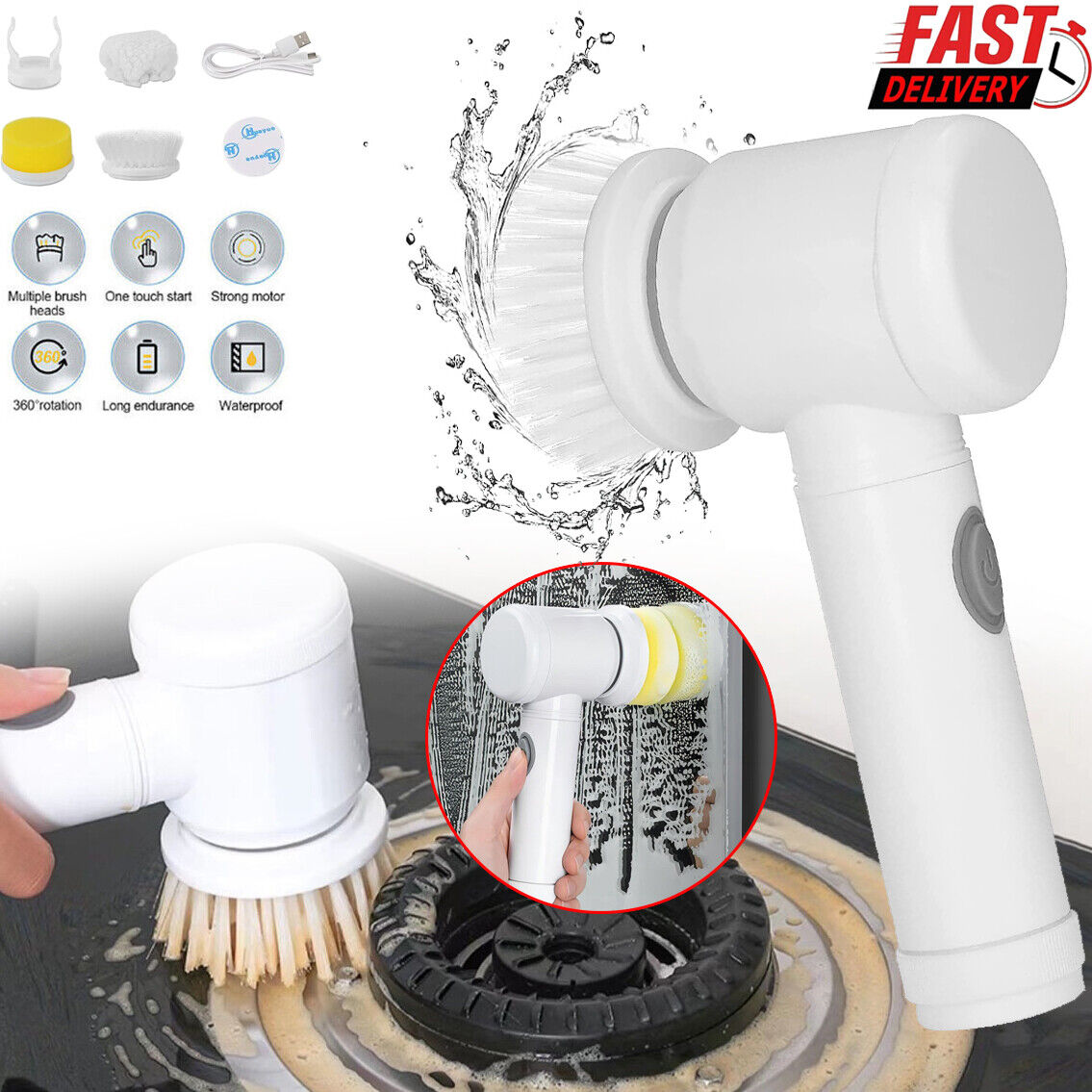 Cleaning Magic Electric Brush (5-in-1)